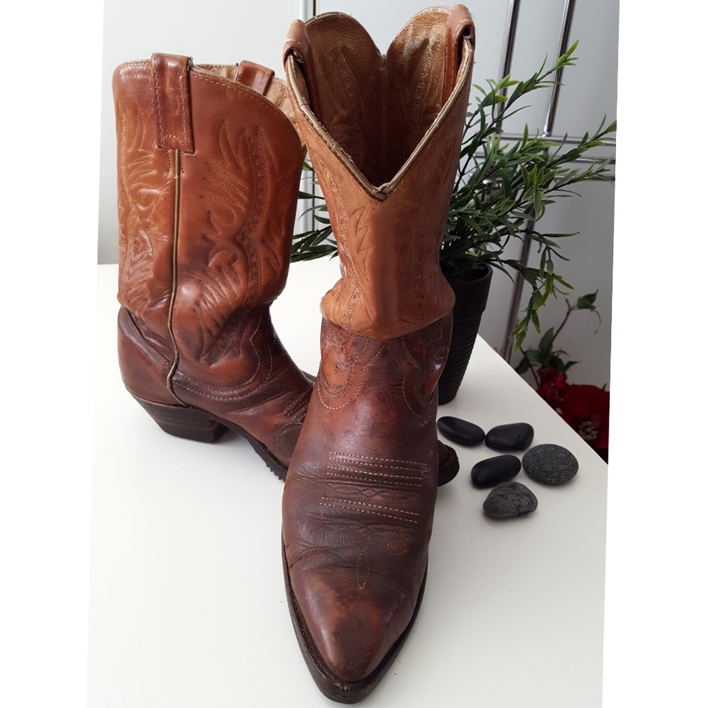 Cowboy Boots☆Embossed Leather